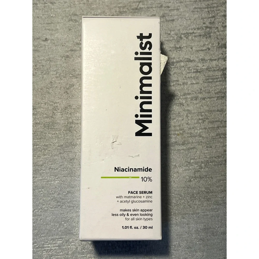 Minimalist 10% Niacinamide Face Serum with Matmarine + Zinc 30ml 1.01 fl oz